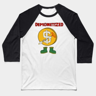 Youtube Demonetization Baseball T-Shirt